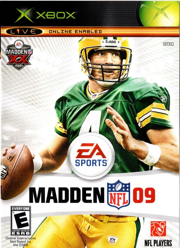 Madden NFL 09 box art for Playstation 2